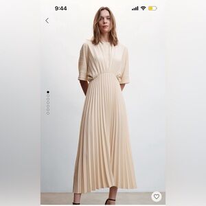 Mango Cream Dress, size 6